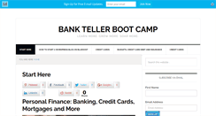 Desktop Screenshot of banktellerbootcamp.com