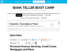 Tablet Screenshot of banktellerbootcamp.com